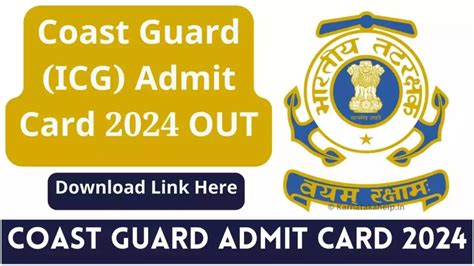 coast guard 2024 exam date|ICG.